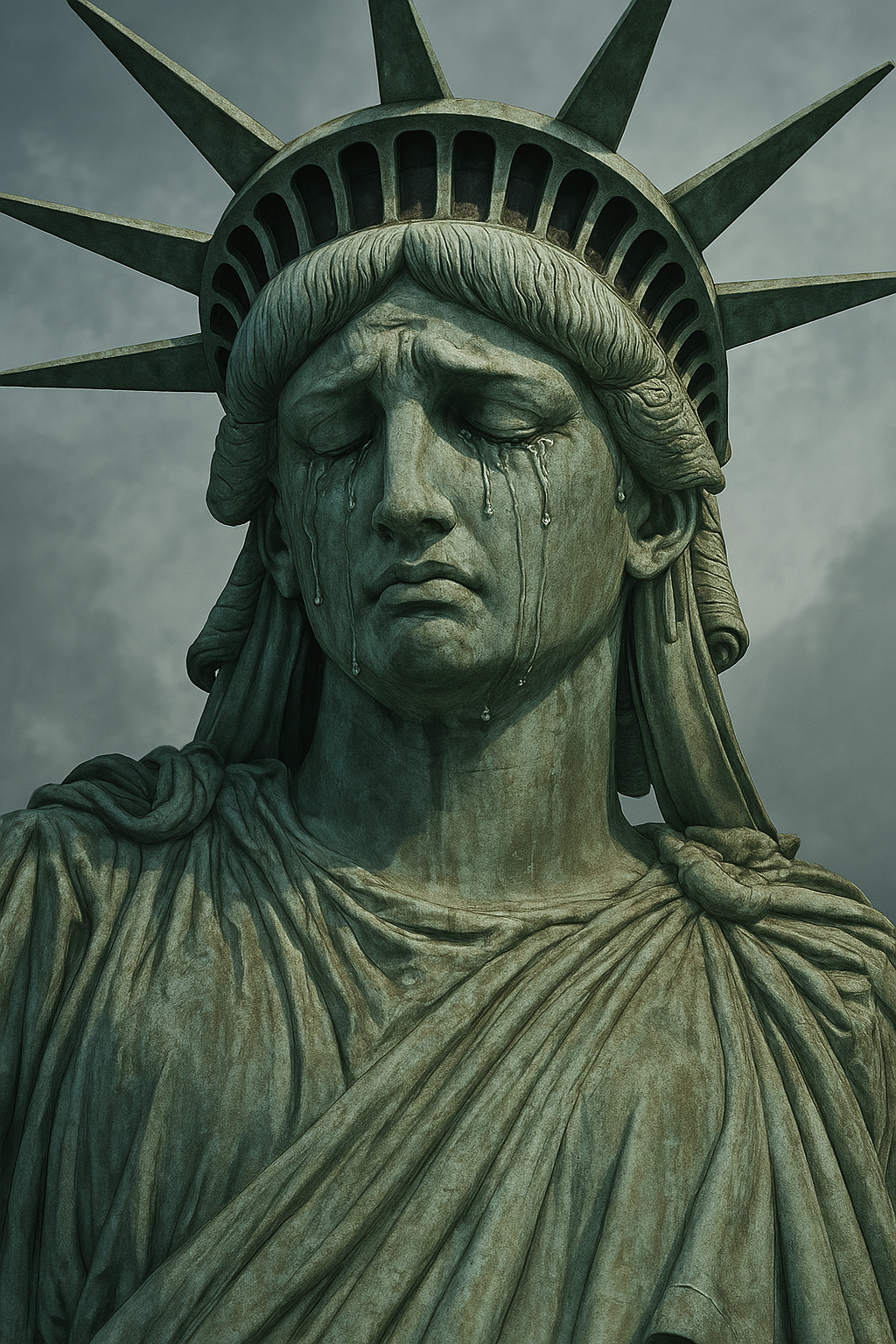 Lady Liberty in Tears